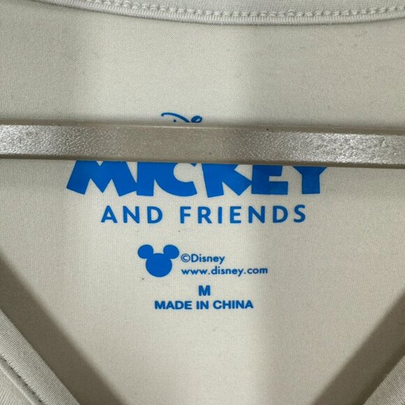 Mickey Mouse Disney Grey Graphic Pajama Top Women's Size Medium Adorable NWT Med - Picture 2 of 8